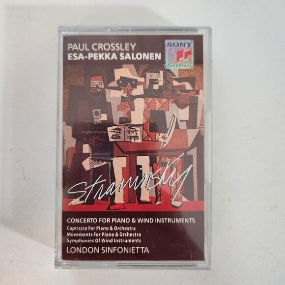 Paul Crossley Esa-Pekka Salonen Stravinsky Concerto for Piano & Wind Instruments - Picture 1 of 5